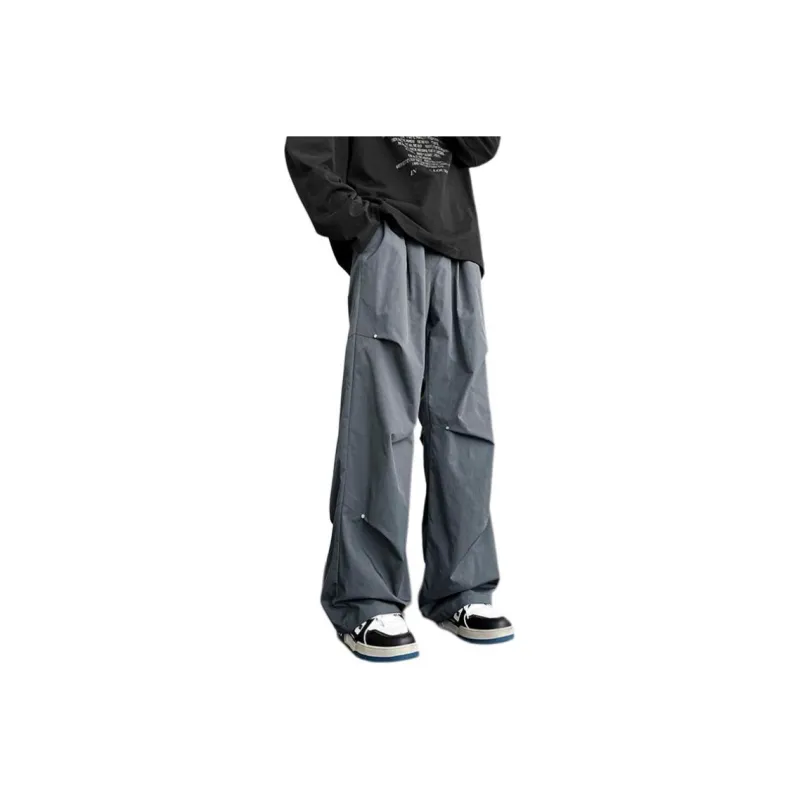 BLANC & ECLARE Lazy Street Mid Rise Comfortable Casual Pants Unisex-12
