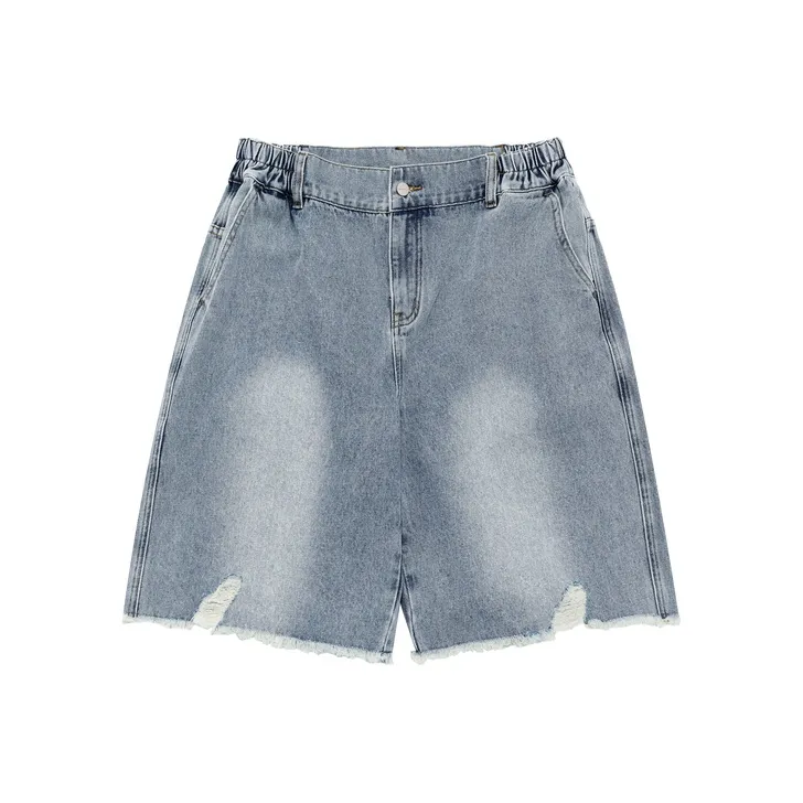 Bodydream Denim Shorts Men's Washed Blue-0