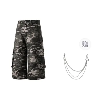 ICH MODE Cargo Shorts Unisex Black