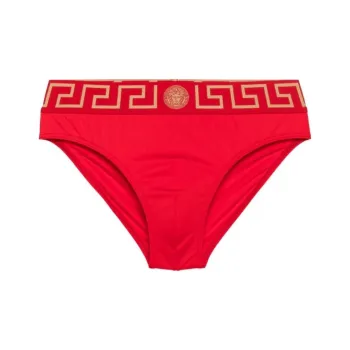 VERSACE Greca Border High Waist Bikini Bottom