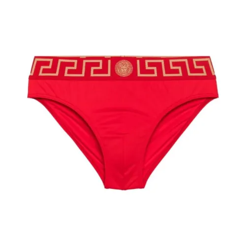 VERSACE Greca Border High Waist Bikini Bottom