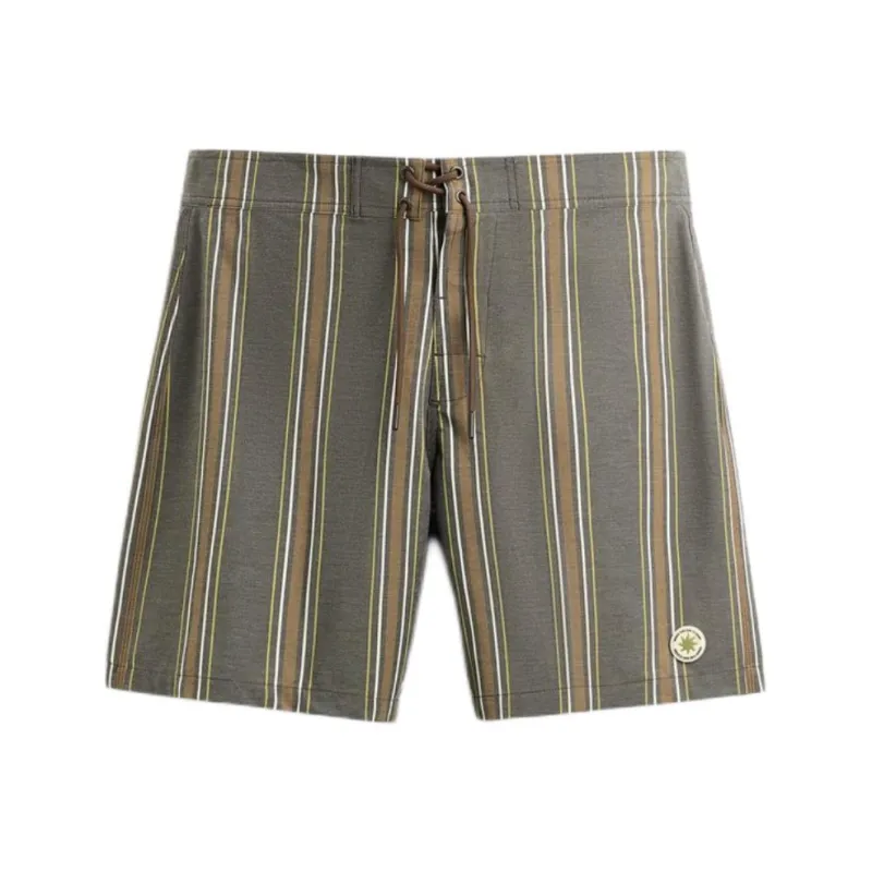 ZARA Beach Shorts Men Brown-0