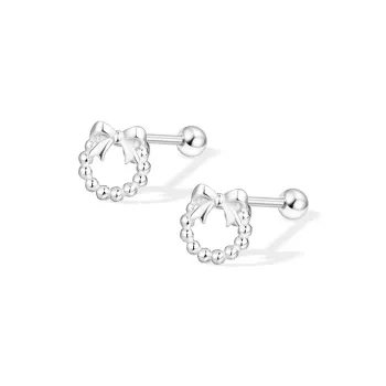 ETAHLOVE Sterling Silver Stud Earrings Women's