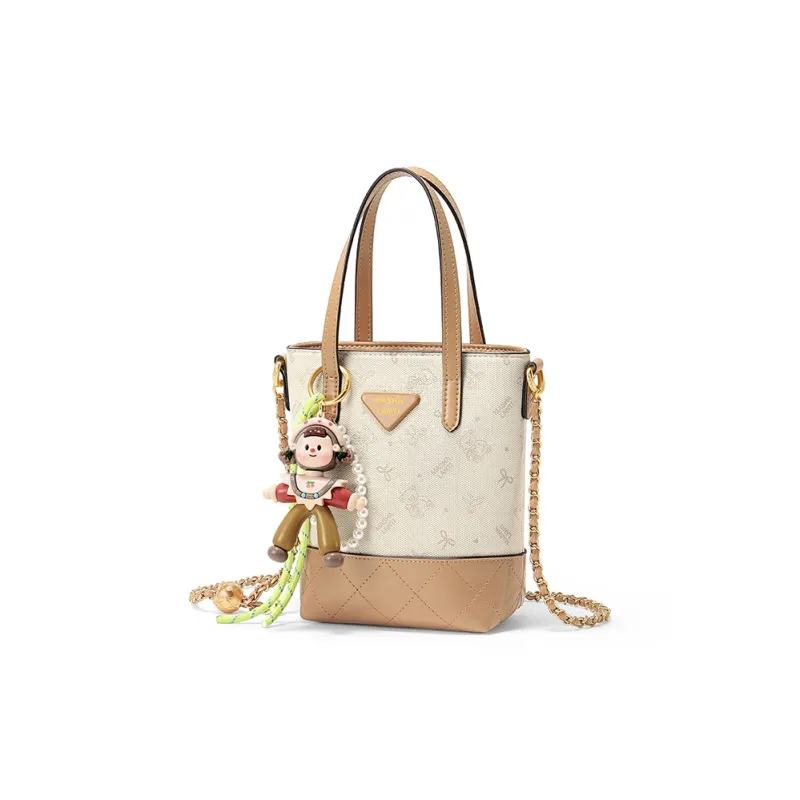 MashaLanti PVC Handbag, Crossbody Bag, Shoulder Bag, Bucket Bag Women's Multicolor-14