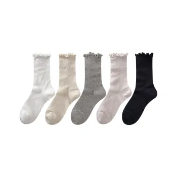 Top Melon Mid Calf Socks Women's Combo Set
