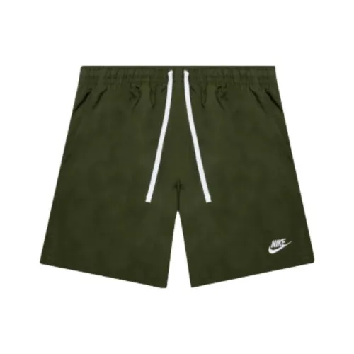 Nike Casual Shorts Men Olive Green