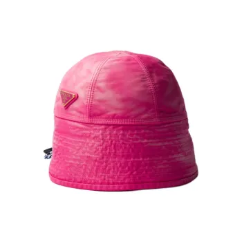 PRADA Fabric Bucket Hats Women's Pink