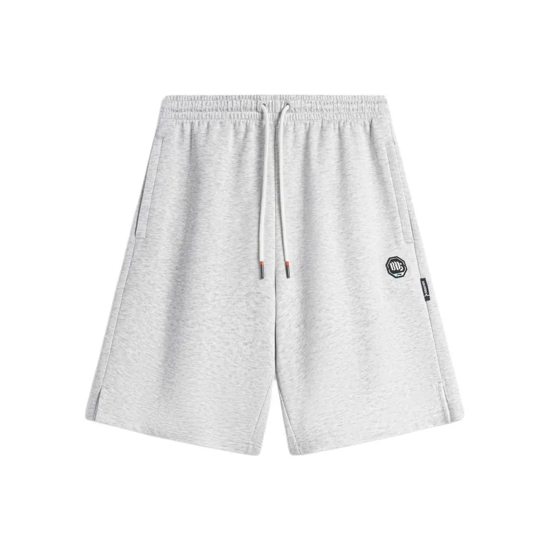 LiNing Casual Shorts Men's Heather Gray Deep Antarctic Gray-0