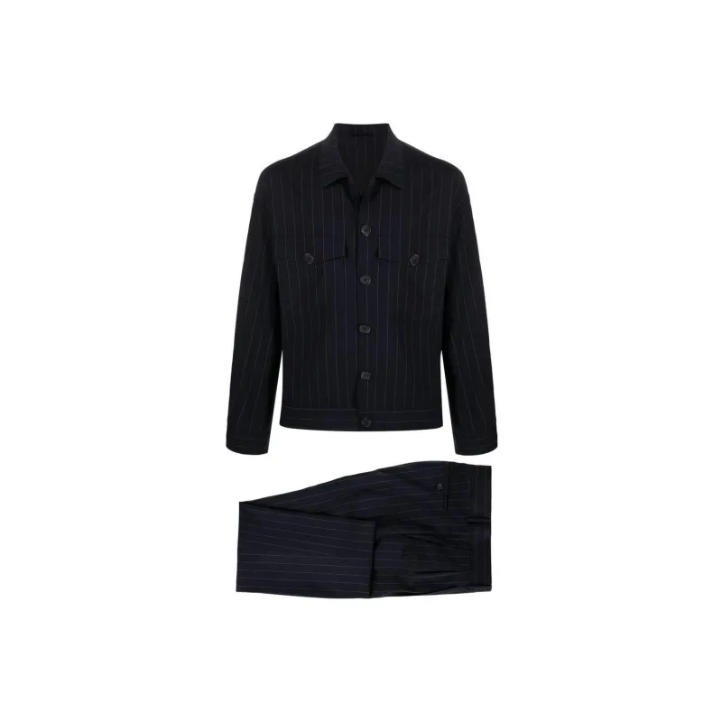 AMANI Business Suit Men's Set Black+Black-0