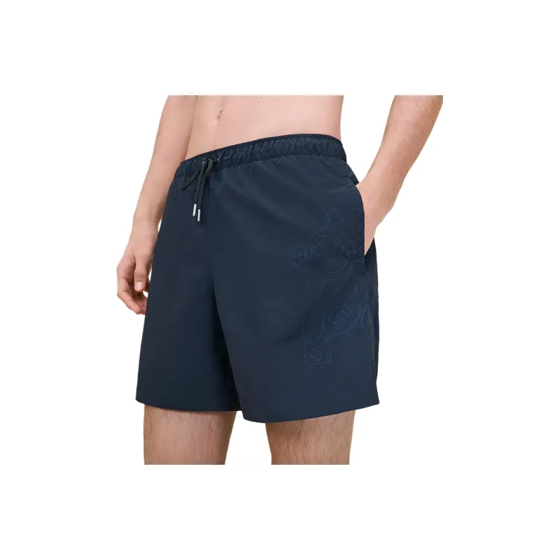 HERMES Swimming Shorts Men's Marine Blue-0