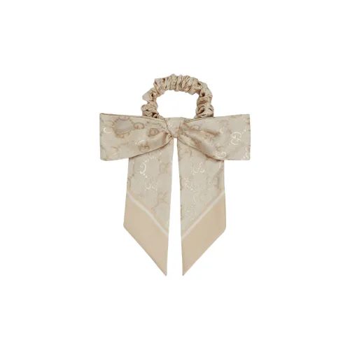 GUCCI Silk Hair Bands Women's Brown