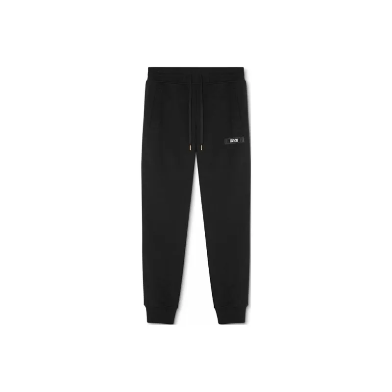 VERSACE JEANS COUTURE Logo Patch Drawstring Track Pants-0