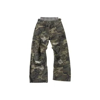 8FF SS25 Casual Pants Unisex Forest Green