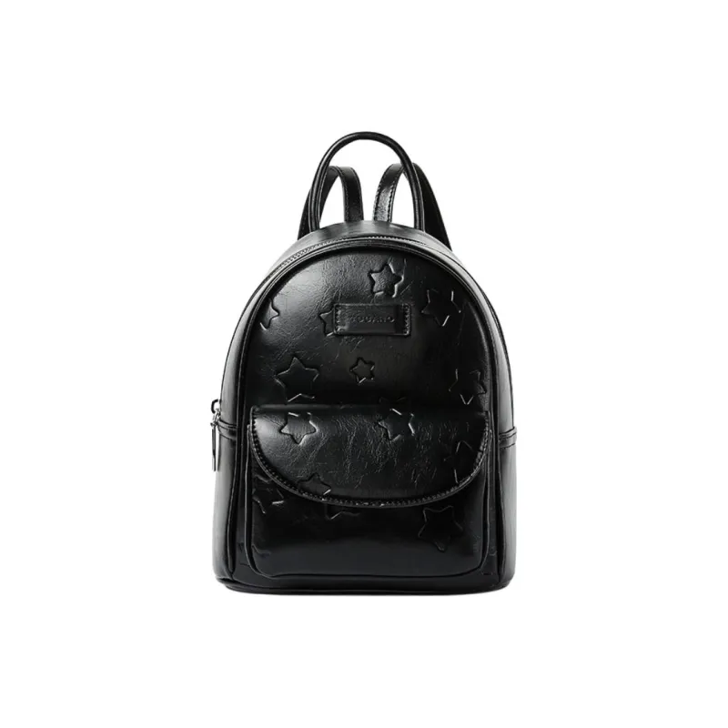 TUCANO PU Backpack Women's Midnight Black-0