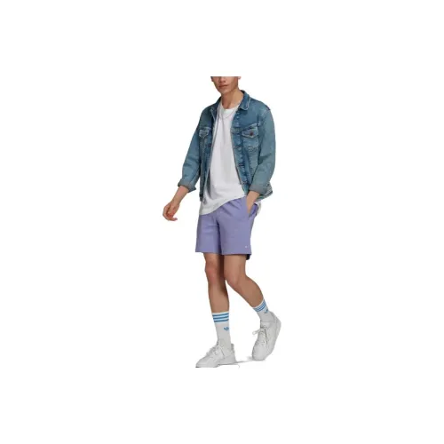 Adidas Casual Shorts Men Light Purple