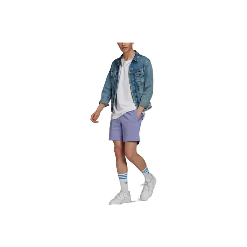 Adidas Casual Shorts Men Light Purple-0