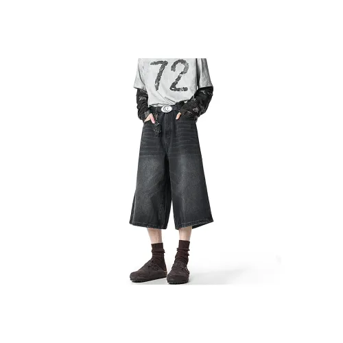 HOKLV Denim Shorts Unisex