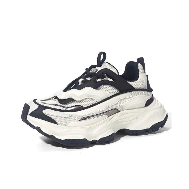 Ruomini Slip Resistant Height Increasing Low Top Chunky Sneakers Men's-7