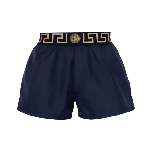 VERSACE Greca Logo Stretched Swim Shorts
