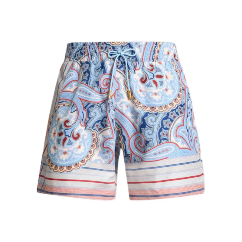 ETRO Paisley Striped Swimming Costume-0