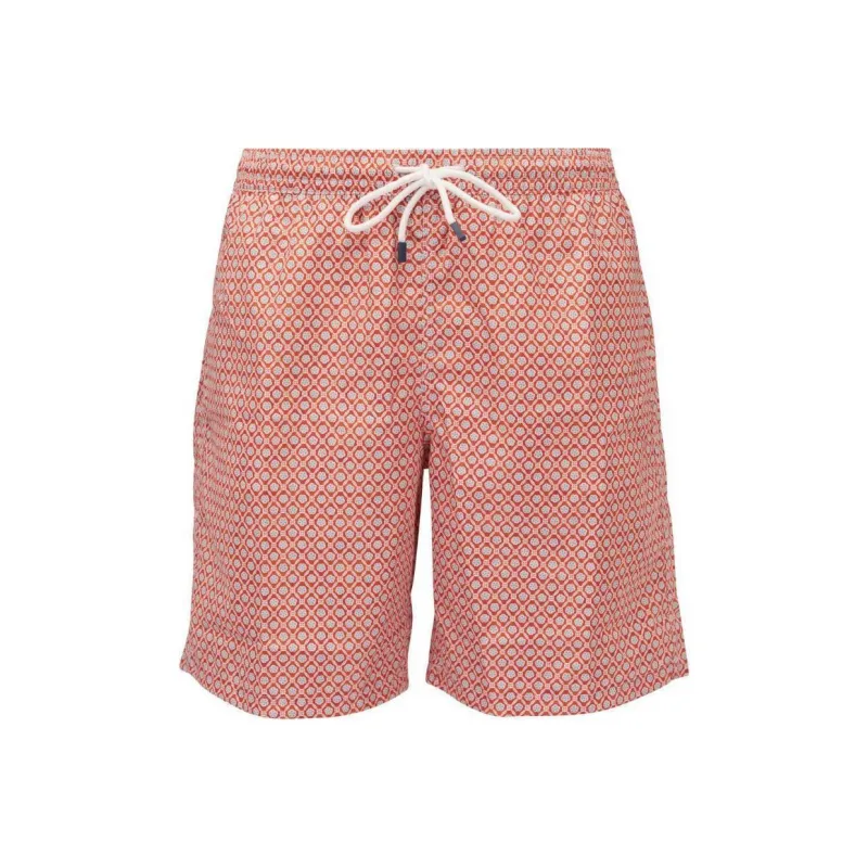 FEDELI Madeira Graphic print Swim Shorts-0