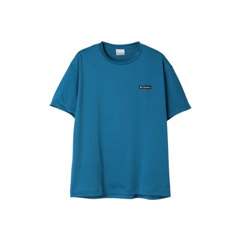 Columbia T Shirt Unisex Deep Turquoise-0