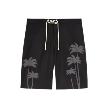 PALM ANGELS Palms Printed Drawstring Swim Shorts