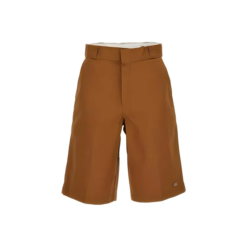 Dickies Logo Patch Knee Length Bermuda Shorts-0