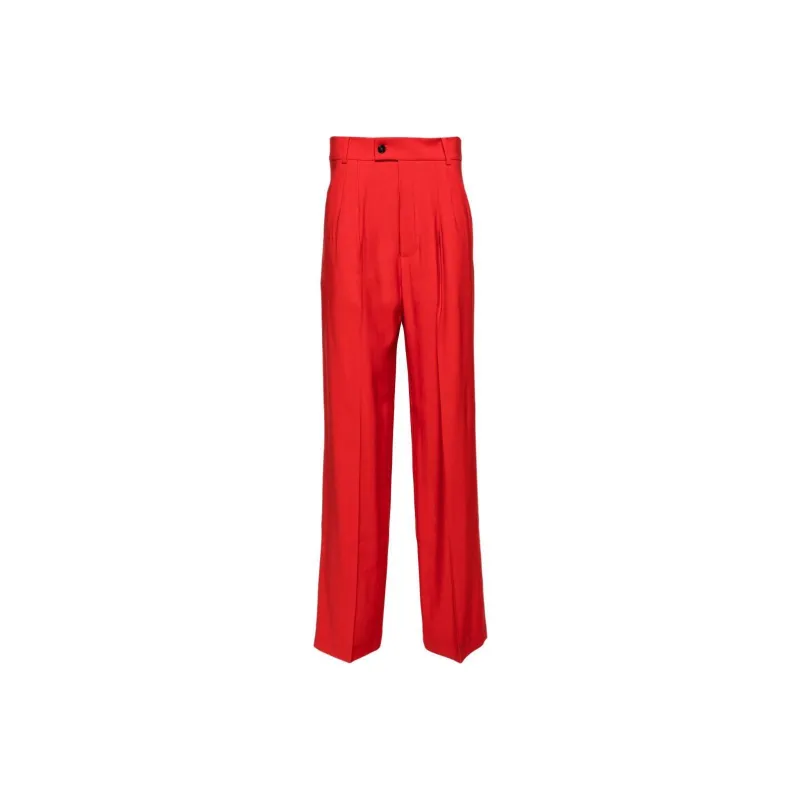 Patrizia Pepe Pleat detailing Straight leg Trousers-0
