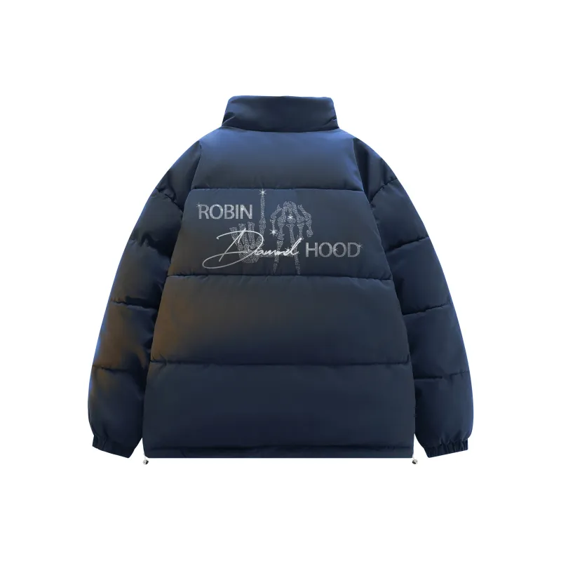 ROBINHOOD Puffer Jackets Unisex Ivory White-14