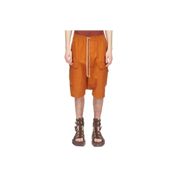 RICK OWENS Drawstring Drop-crotch Shorts