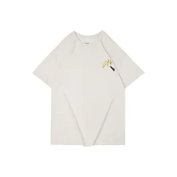 LiNing x Disney Drop Shoulder Sleeve T Shirt Women's Pearl White