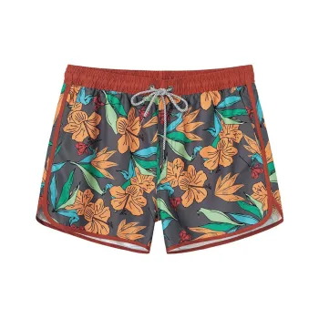 SURFCUZ Beach Shorts Men Red
