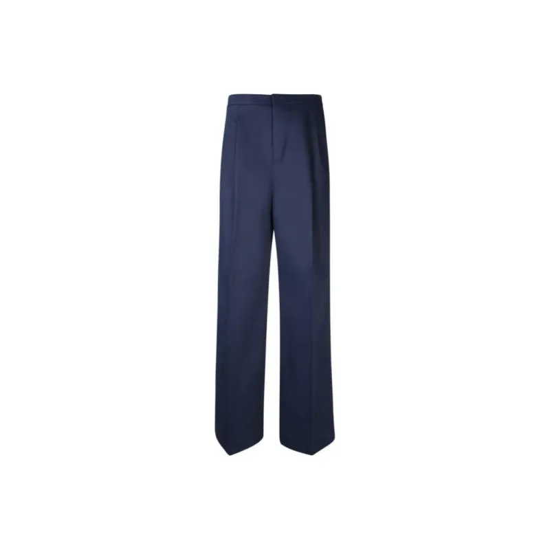 AMIPARIS Pleated Straight Leg Trousers-0