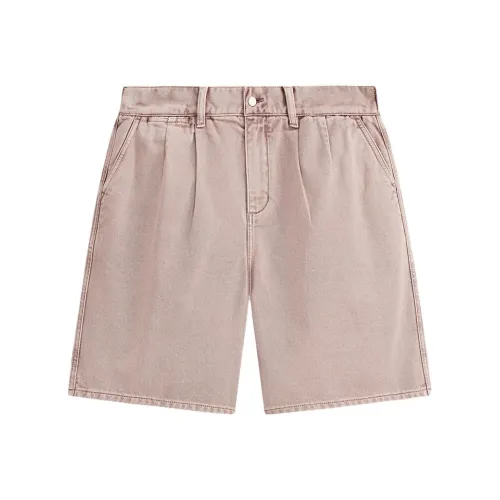 MODE COMMUTER Denim Shorts Men's Gray Pink