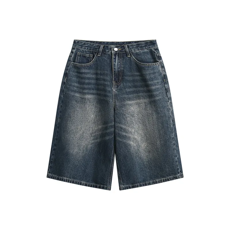 TIRED Denim Shorts Unisex-14