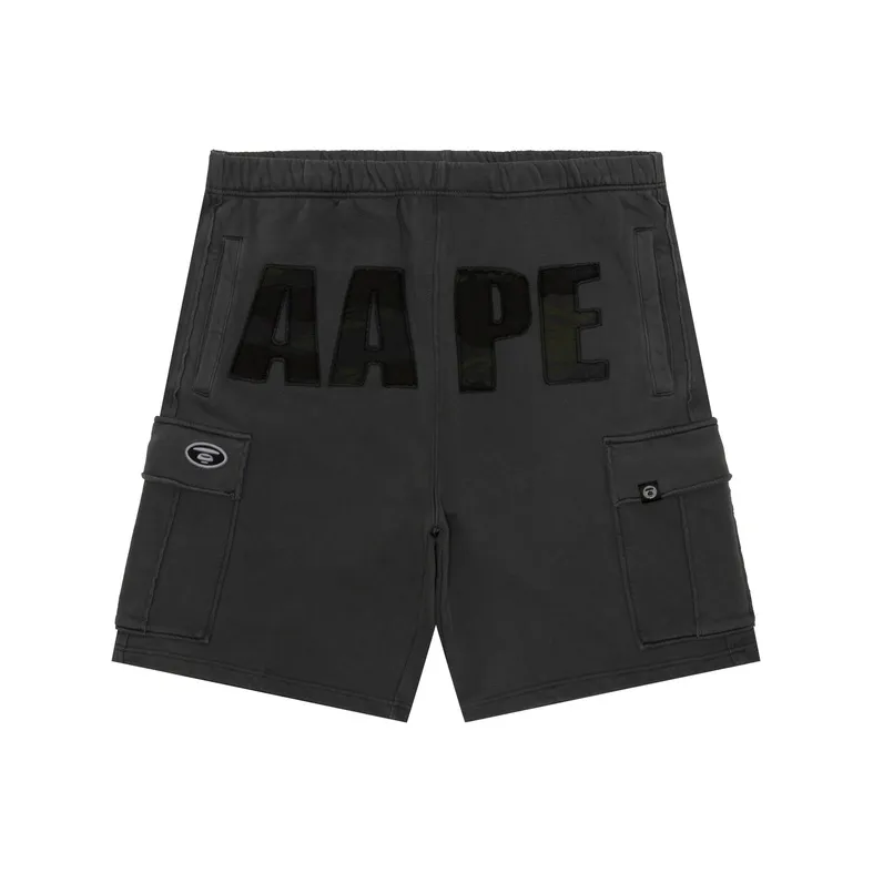 Aape Logo patch Cargo Shorts-0