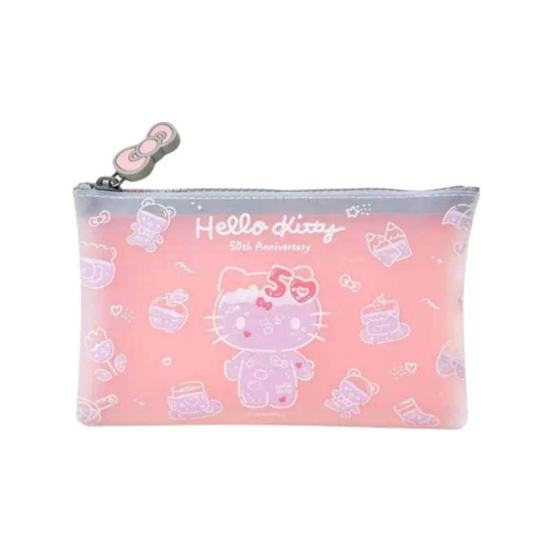 Sanrio Silicone Makeup Bag Women's Pink-0