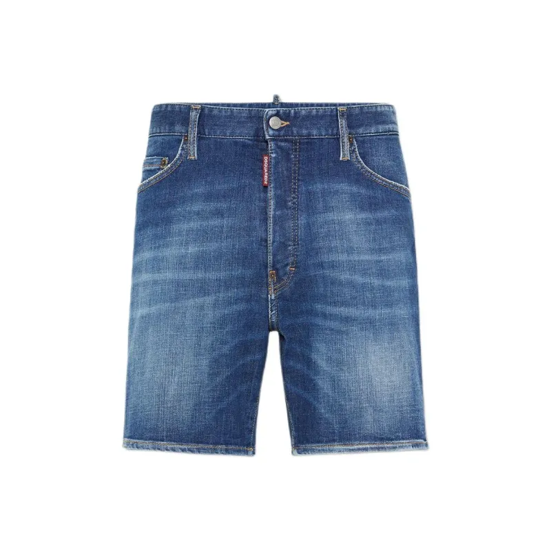 DSQUARED 2 Stretch cotton Denim Shorts-0