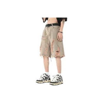 Lafetto Denim Shorts Unisex Yellow Mud