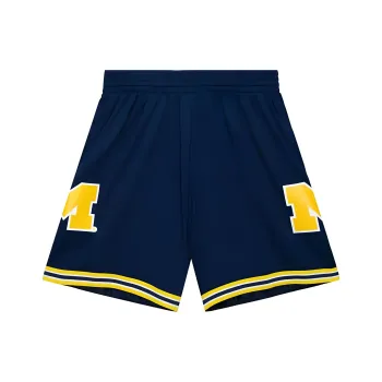 Mitchell Ness 'NCAA Michigan Wolverines 1991' Road Shorts