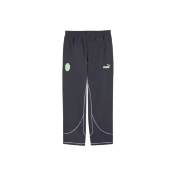PUMA AC Milan FW24 Casual Pants Men's Dark Gray / Fresh Mint