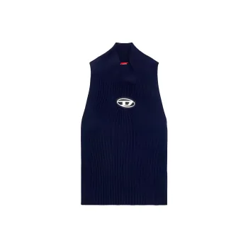 DIESEL M Onervax Ribbed Knit Turtleneck Top