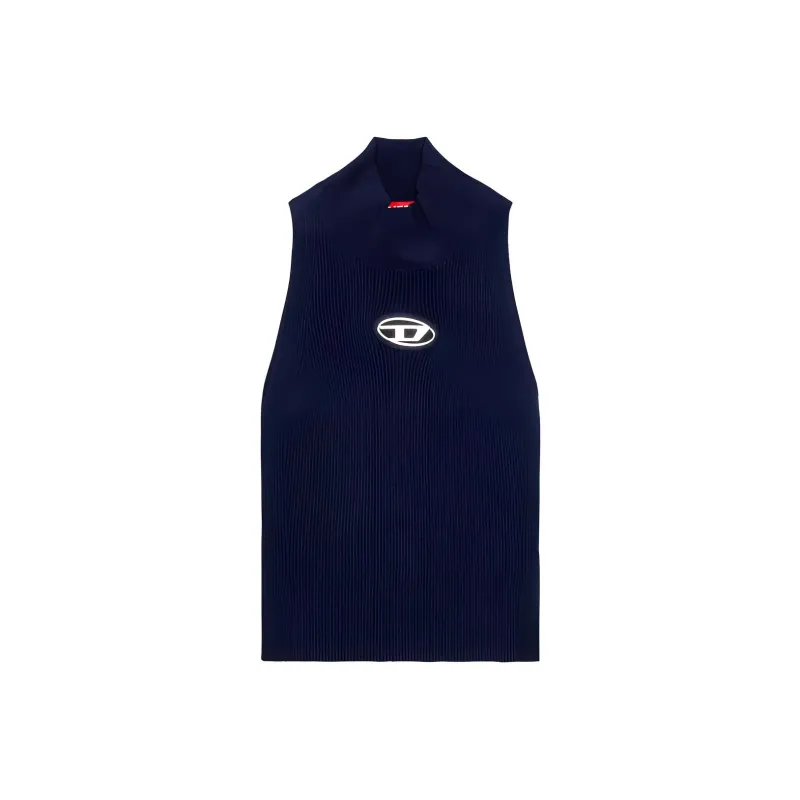 DIESEL M Onervax Ribbed Knit Turtleneck Top-0