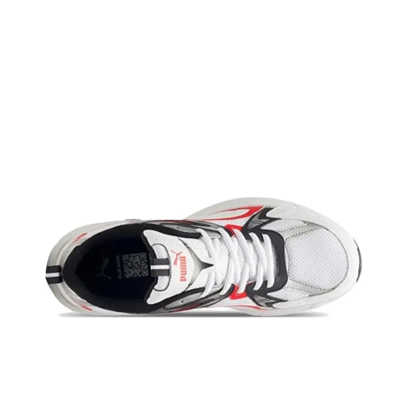 PUMA Anti Slip Wear Resistant Low Top Casual City Commute Running Shoes Men's White-2