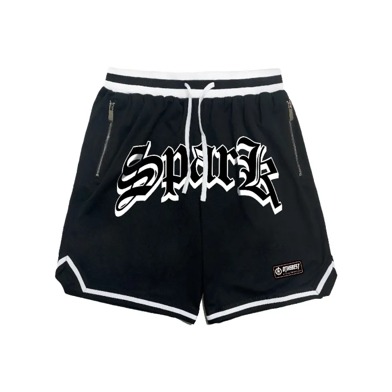 MIRACLE KILL x SPARK INFINITE SS24 Casual Shorts Unisex Black-0