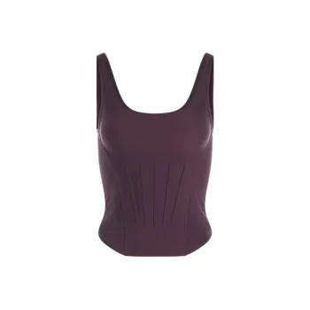 Mugler FW23 Tank Tops Women's Burgundy