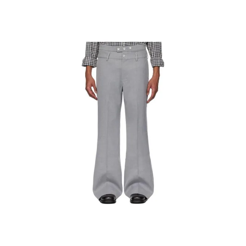 C2H4 Casual Pants Men Gray-0
