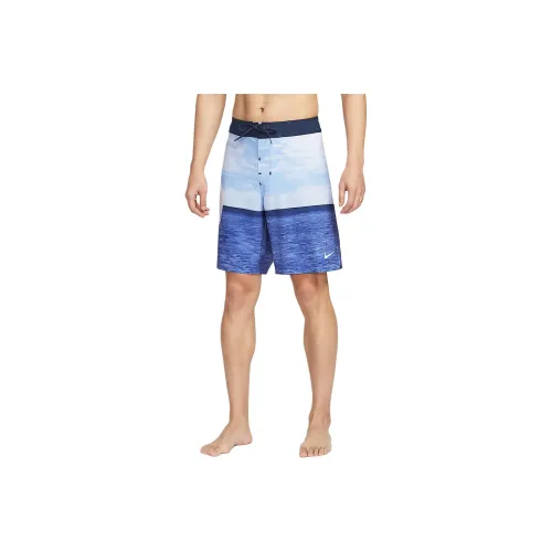 Nike Beach Shorts Men's Blue/Deep Navy Blue/White
