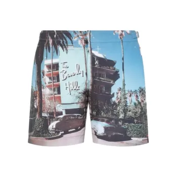 Orlebar Brown Bulldog Photographic Beverly Hills print Swim Shorts